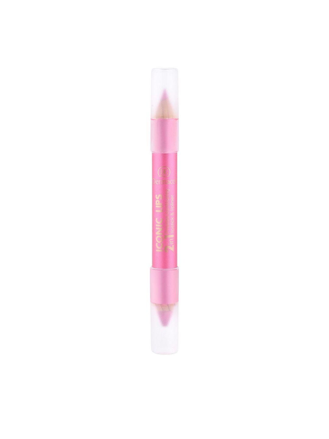 dermacol iconic lips 2 in 1 lip liner & lipstick  - 02
