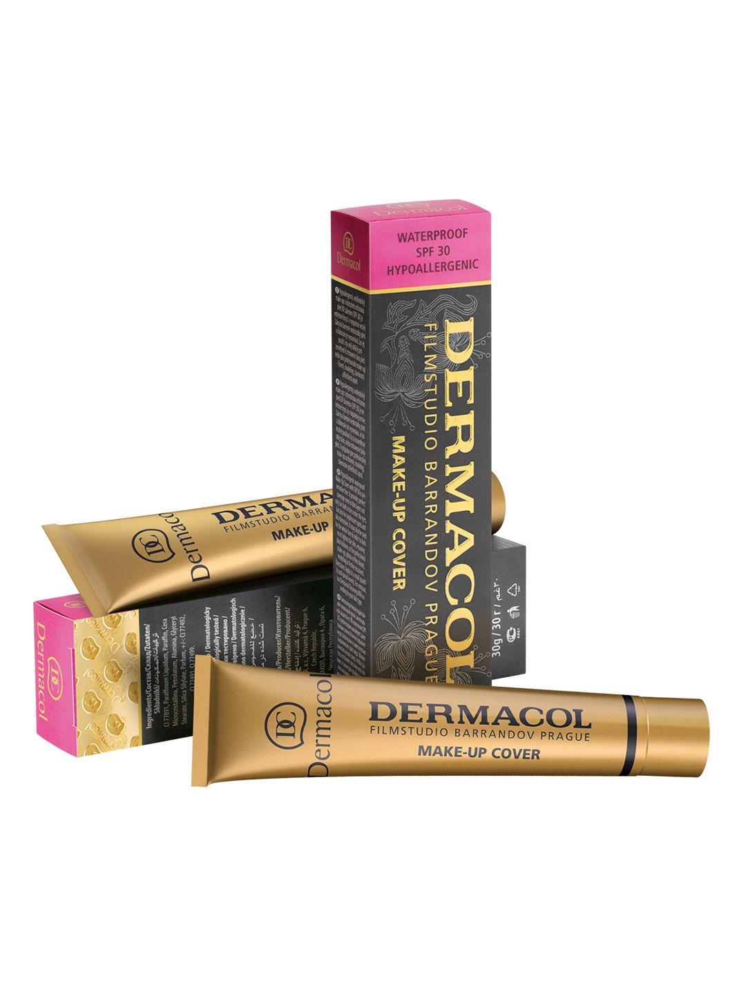 dermacol rose gold beige undertone make up cover foundation spf 30