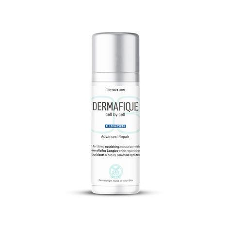 dermafique advanced repair night cream, 30 g - for all skin types - contains niacinamide and pro-vitamin e- night cream for glowing skin - dermatologist tested