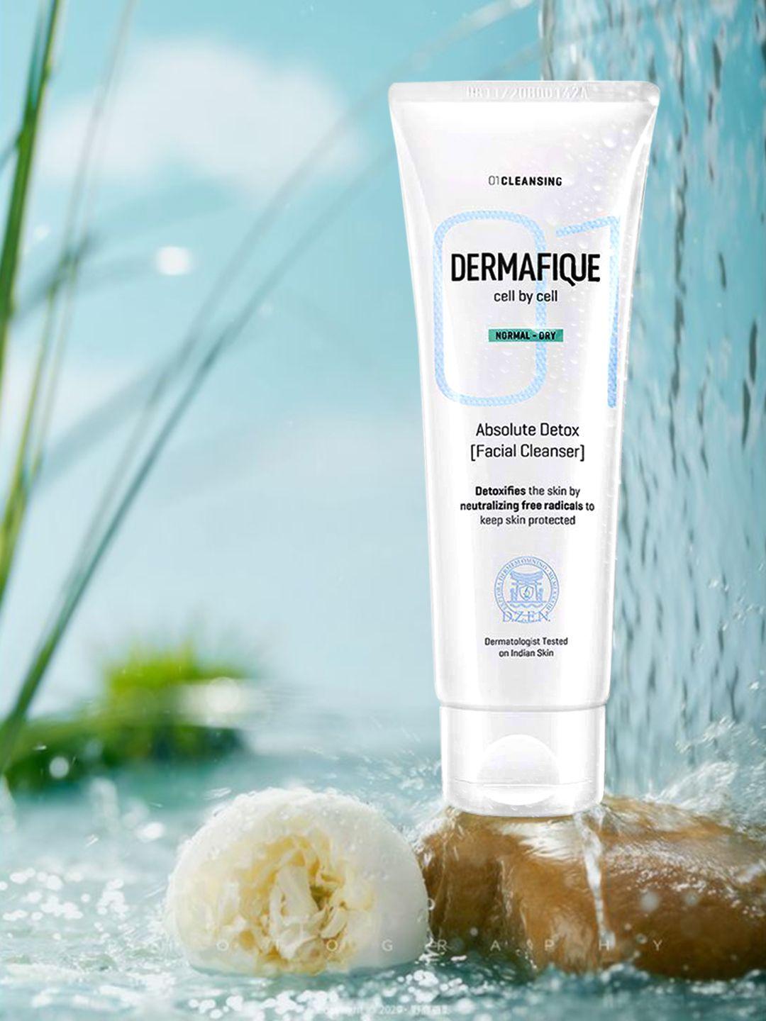 dermafique unisex absolute detox facial cleanser 100 ml