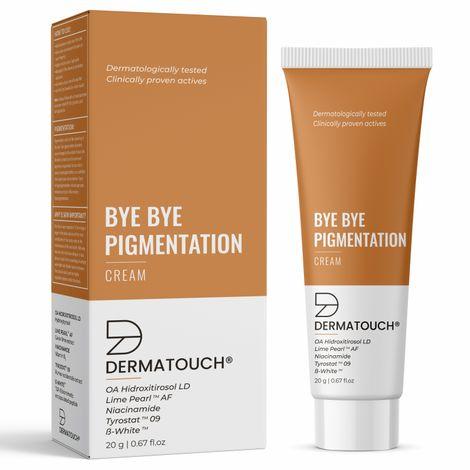 dermatouch bye bye pigmentation removal cream || anti pigmentation cream for women/men with lime pearl & b-white - 20g