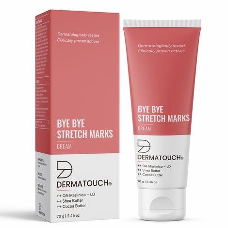 dermatouch bye bye stretch marks cream | for pregnancy to reduce stretch marks & scars | with shea butter & cocoa butter | 70g