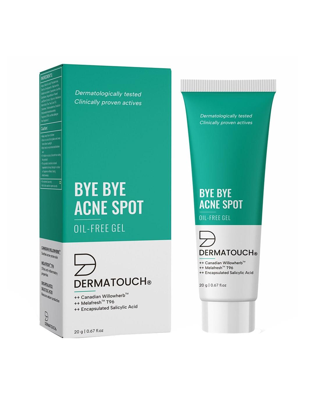dermatouch bye bye acne spot oil-free gel for pimple removal 20gm