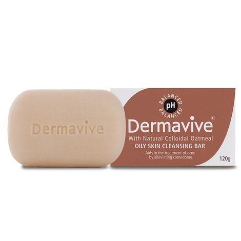 dermavive oily skin cleansing bar (120 g)