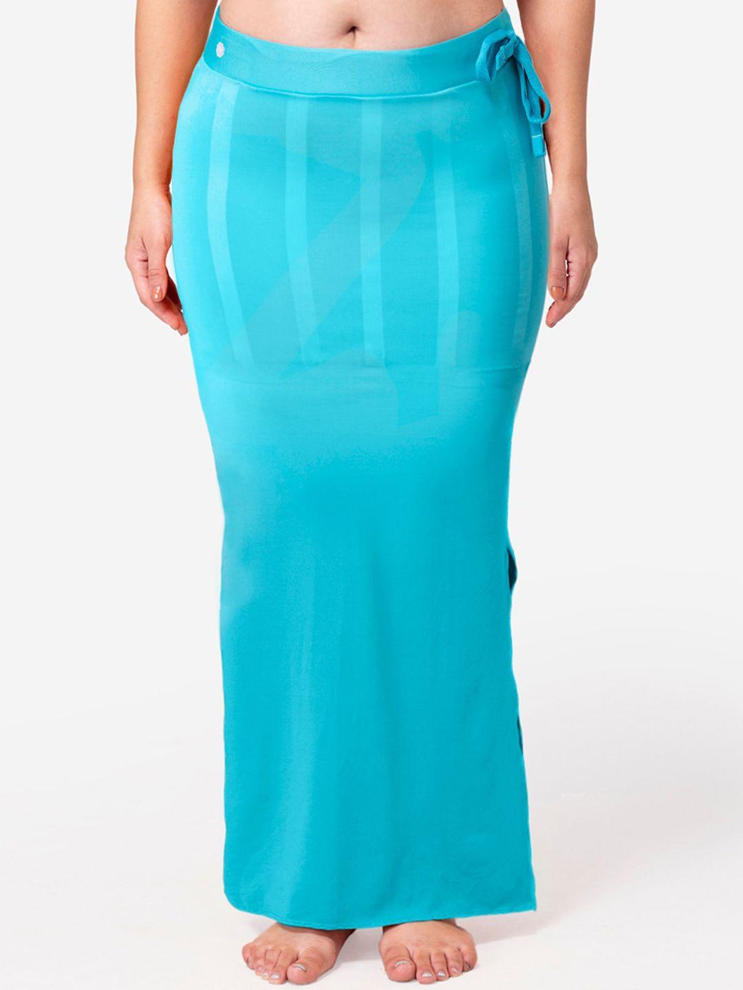 dermawear women's saree shapewear turquoise blue
