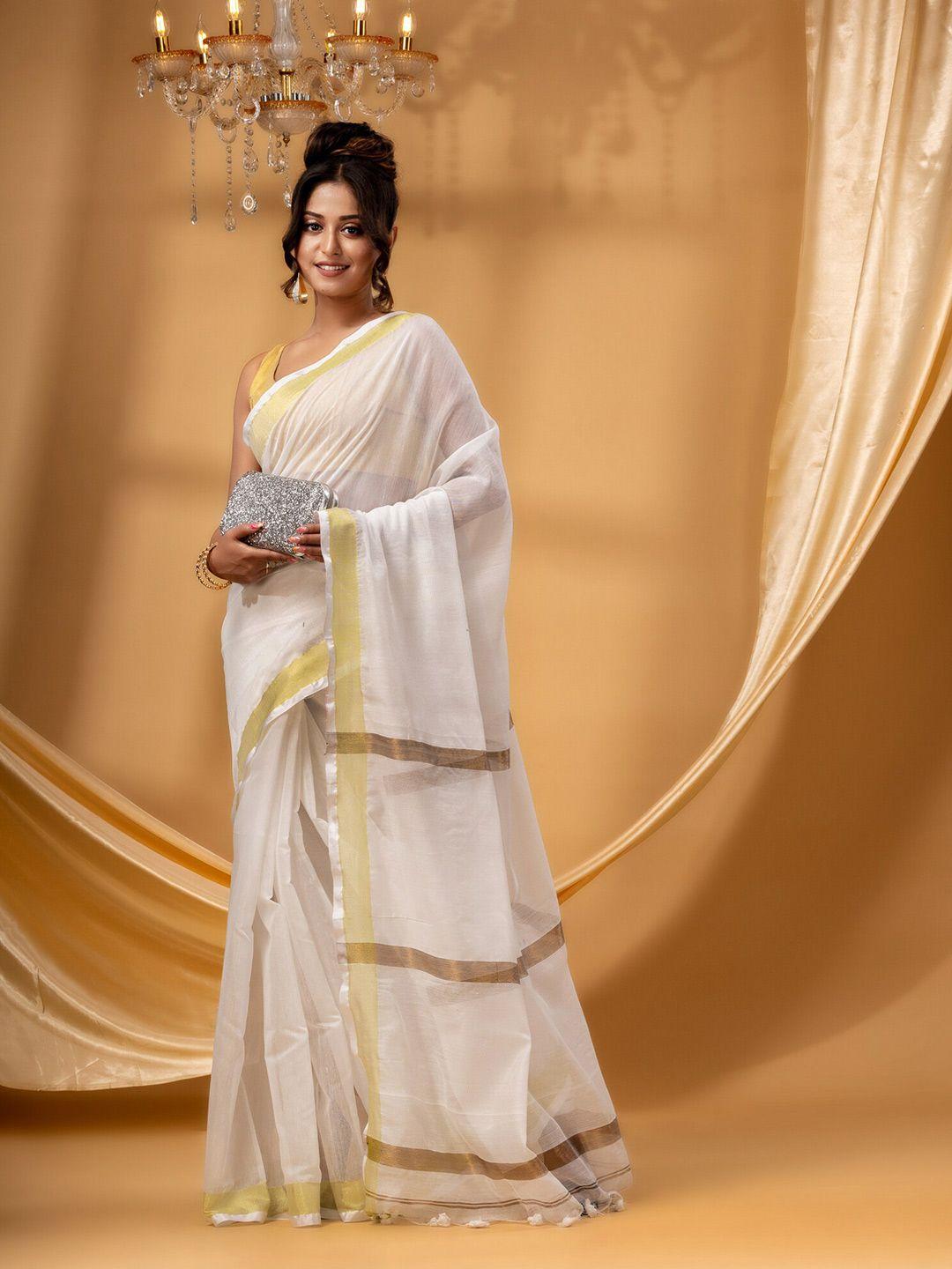 desh bidesh zari chanderi saree