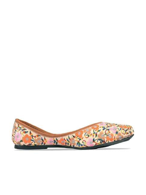 desi colour women's multicoloured ethnic juttis