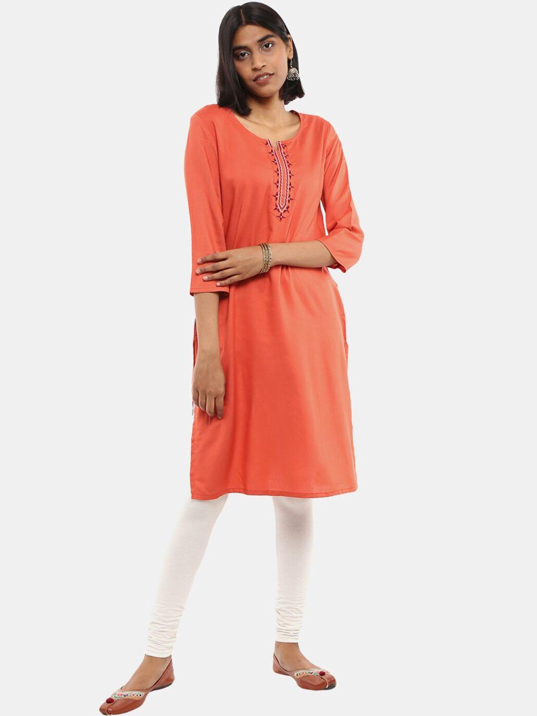 desi mix women desi mix thread work kurta