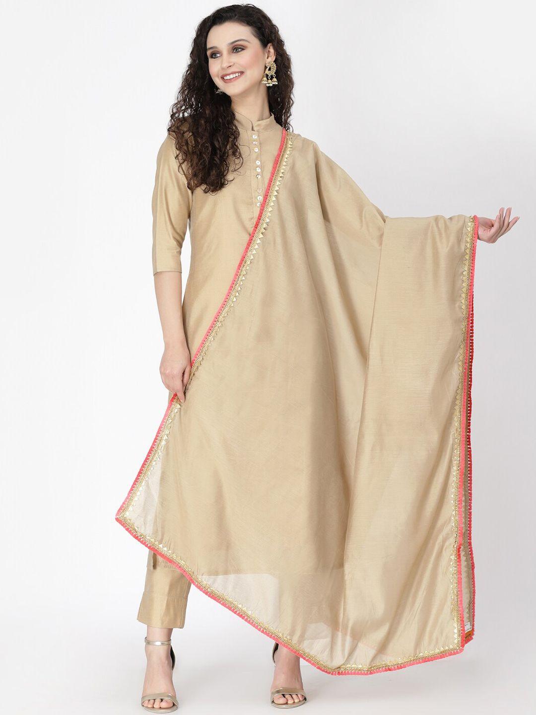 desi weavess women kurta with trousers & with dupatta