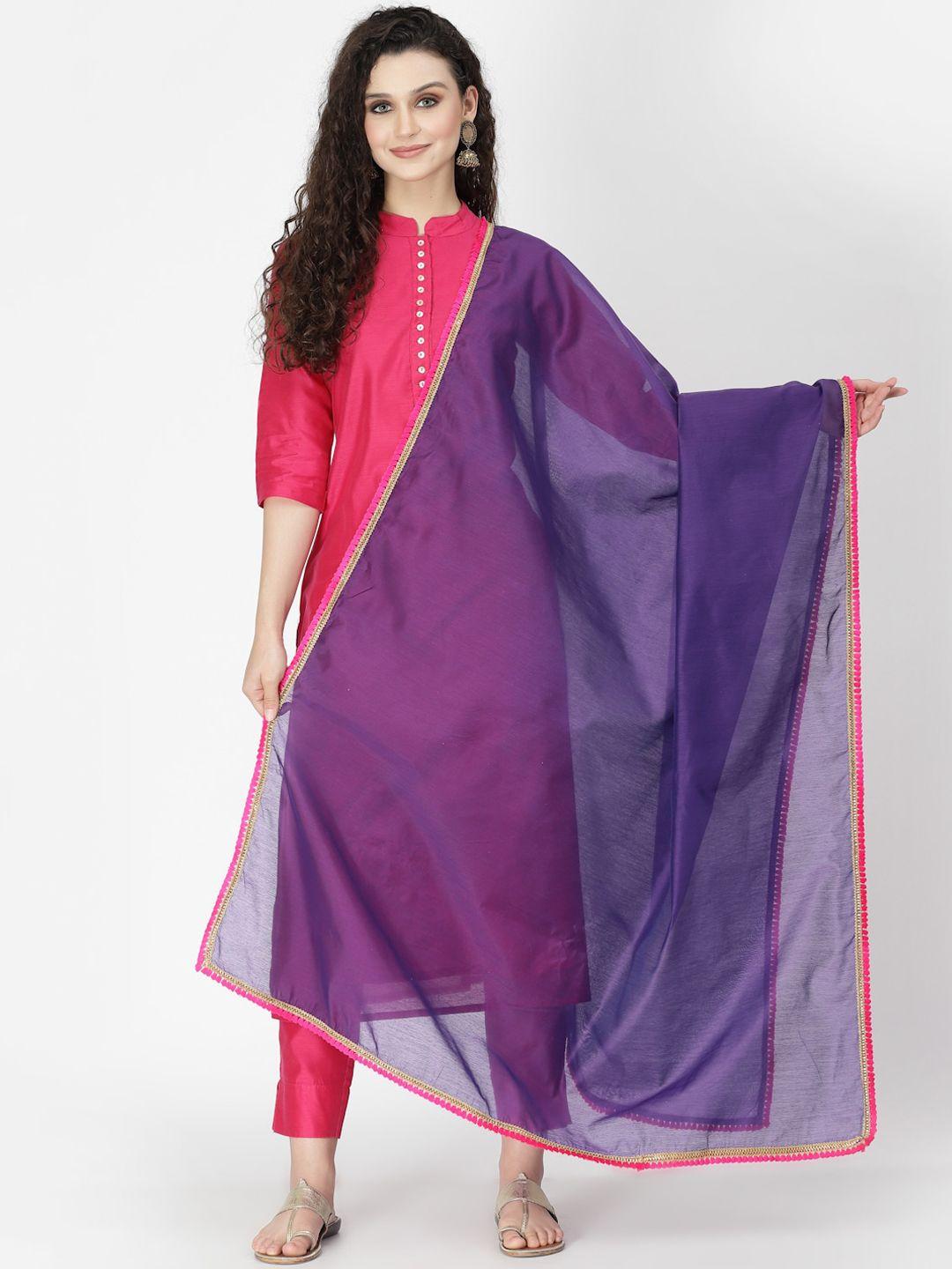 desi weavess women regular kurta with trousers & dupatta