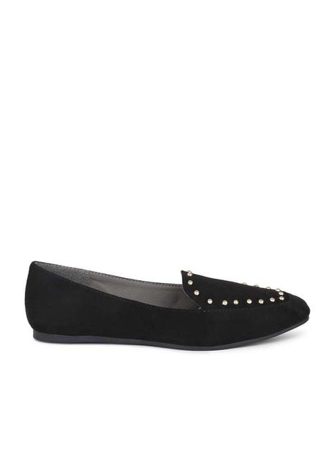 design crew women's black casual loafers