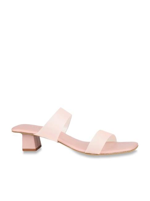 design crew women's pink casual sandals