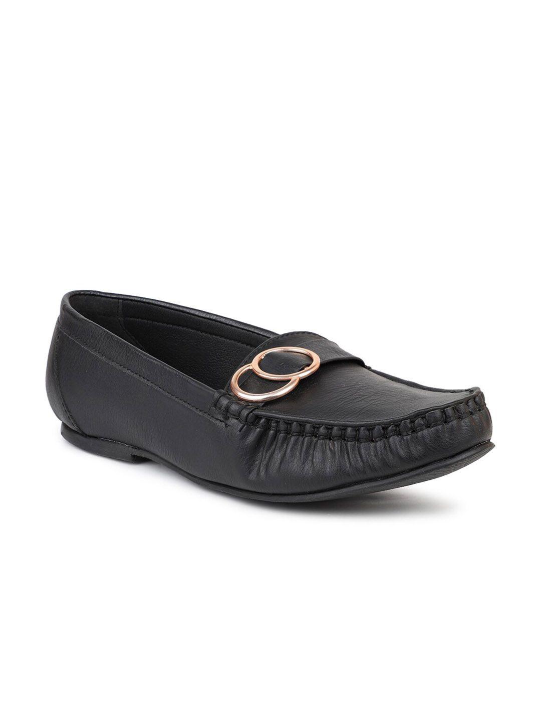 design crew women black loafers