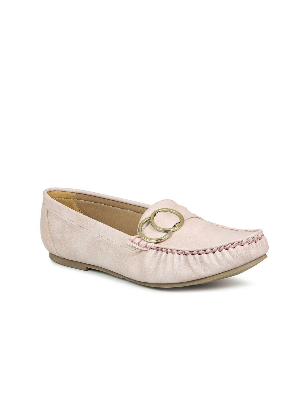 design crew women pink loafers