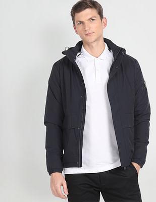 detachable hood windcheater jacket