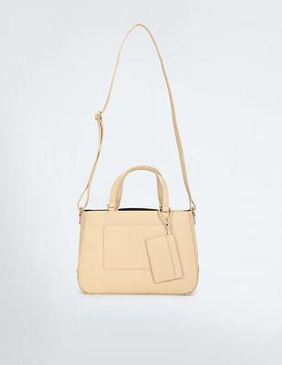 detachable pouch satchel bag