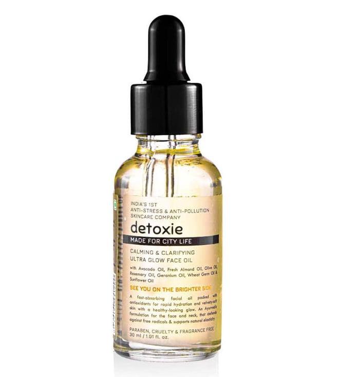 detoxie calming & clarifying ultra glow face oil - 30 ml
