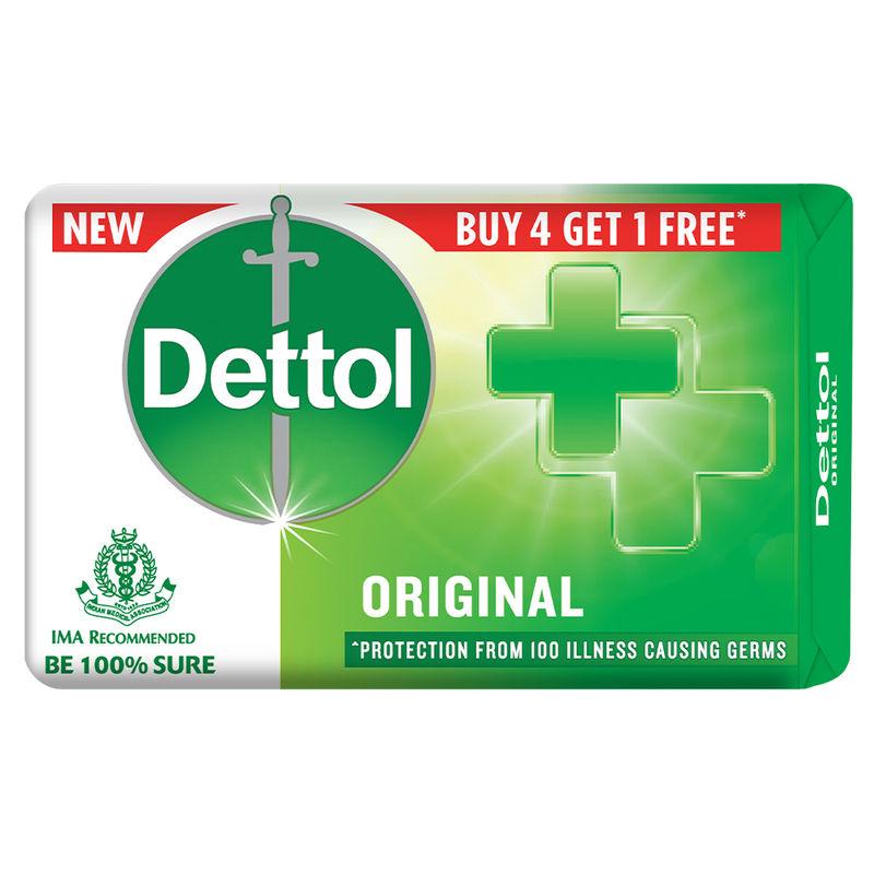 dettol original germ protection bathing soap bar buy 4 get 1 free