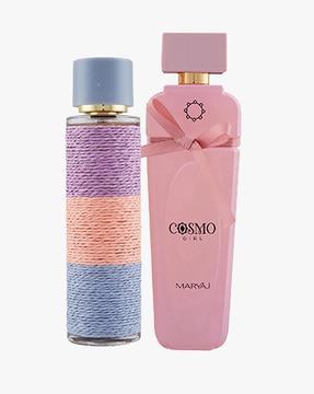 deuce femme eau de parfum perfume 100 ml for women & cosmo girl eau de parfum perfume 100 ml for women+ 2 parfum testers