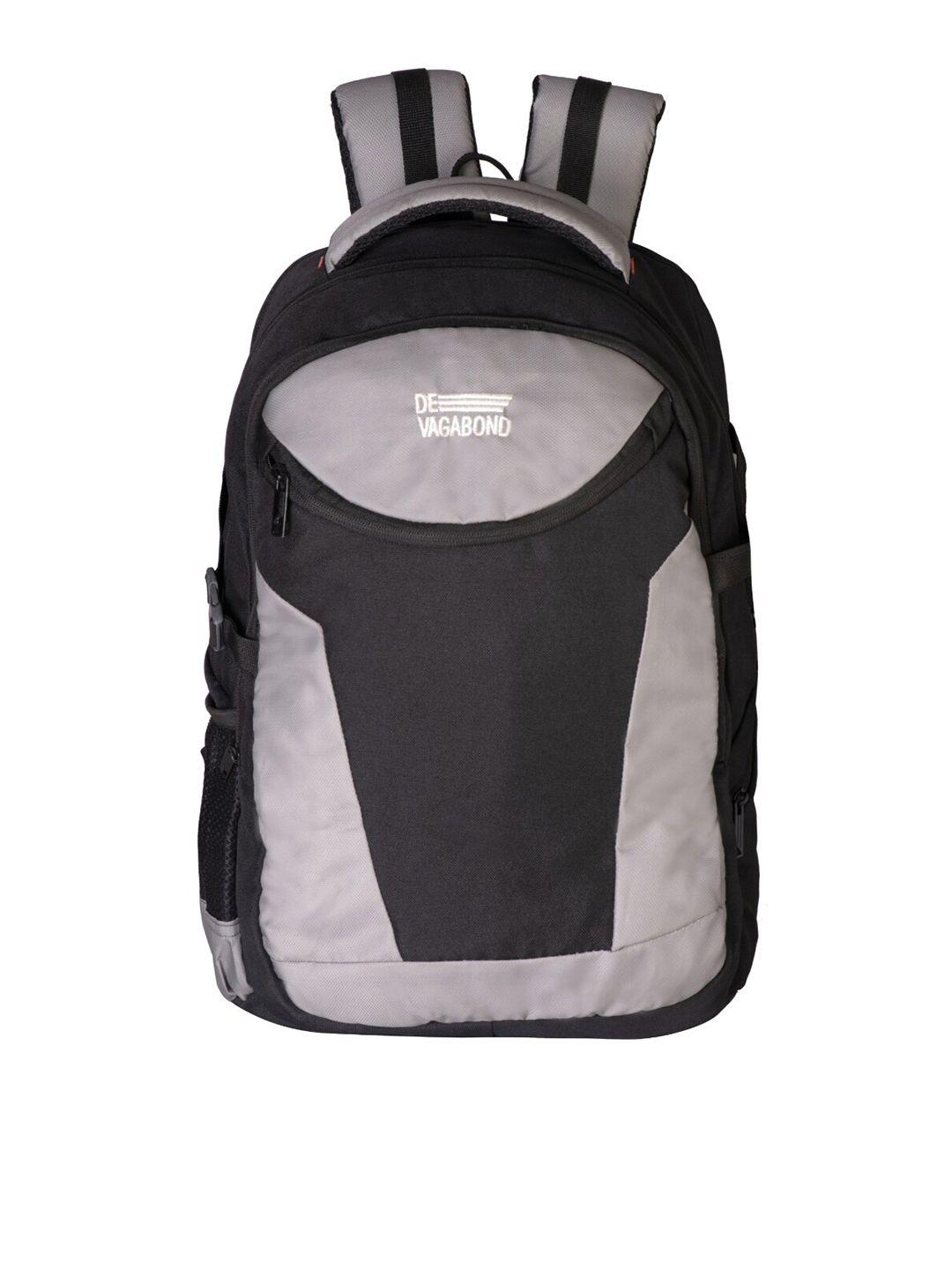 devagabond black & grey colourblocked backpack
