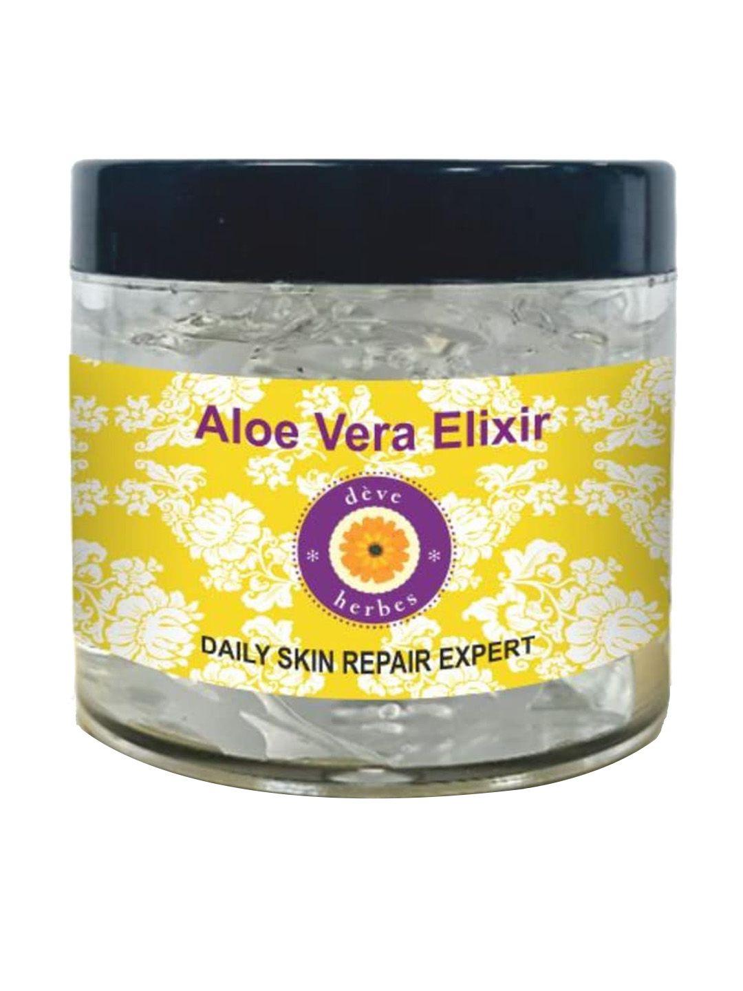 deve herbes natural therapeutic grade pure aloe vera elixir gel - 50 g
