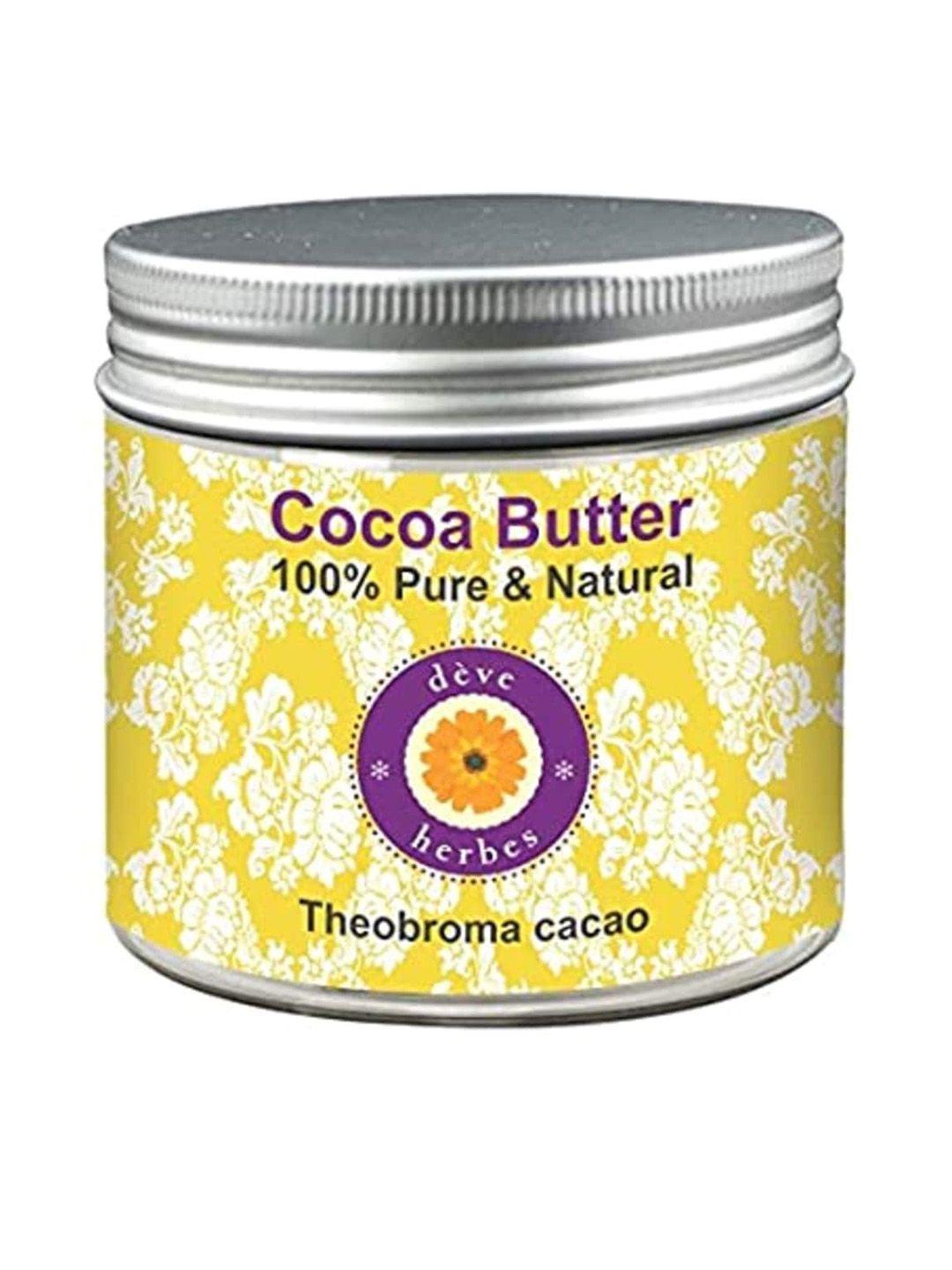 deve herbes natural therapeutic grade pure cocoa body butter - 50g