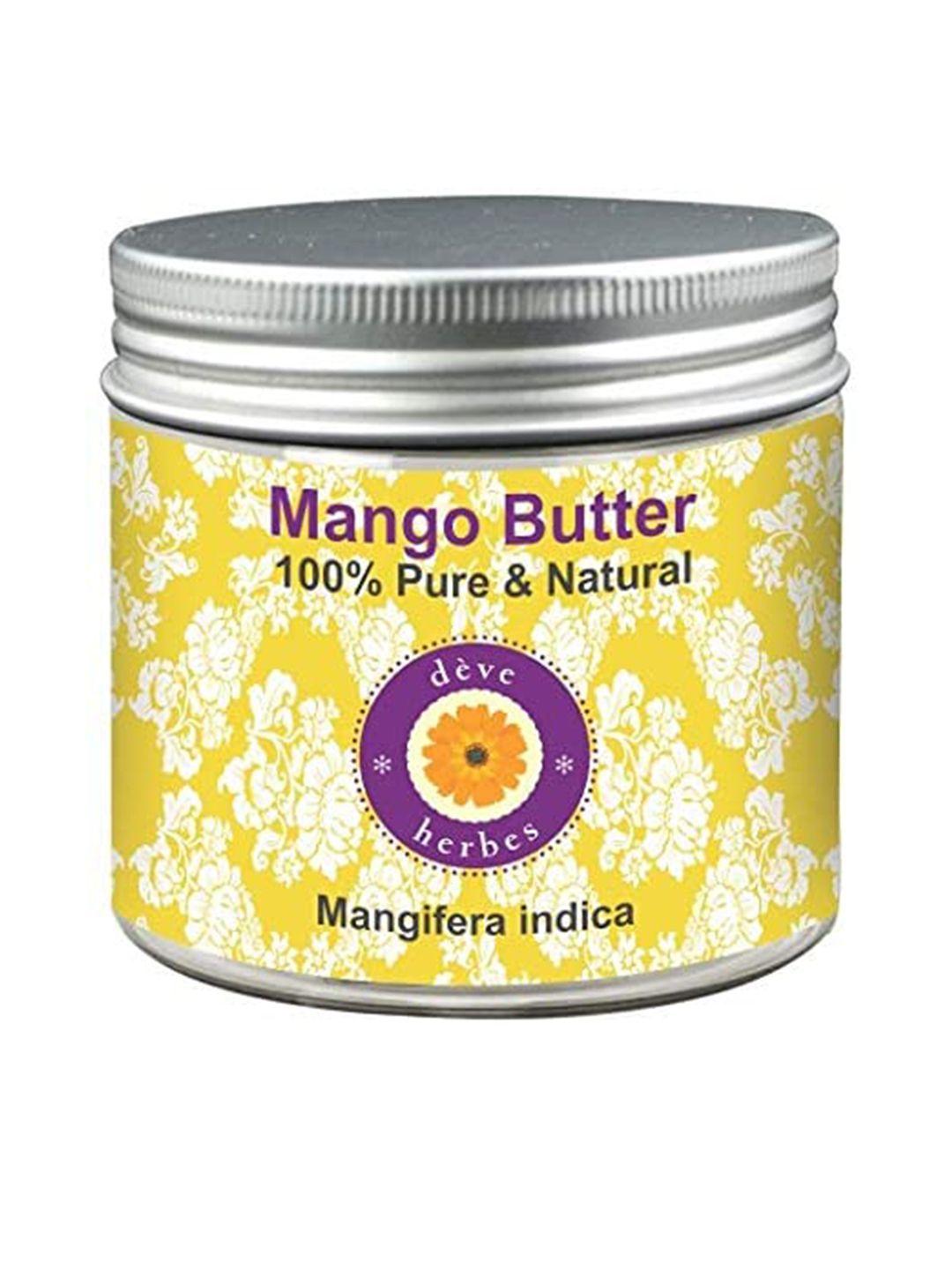 deve herbes natural therapeutic grade pure mango body butter - 50g
