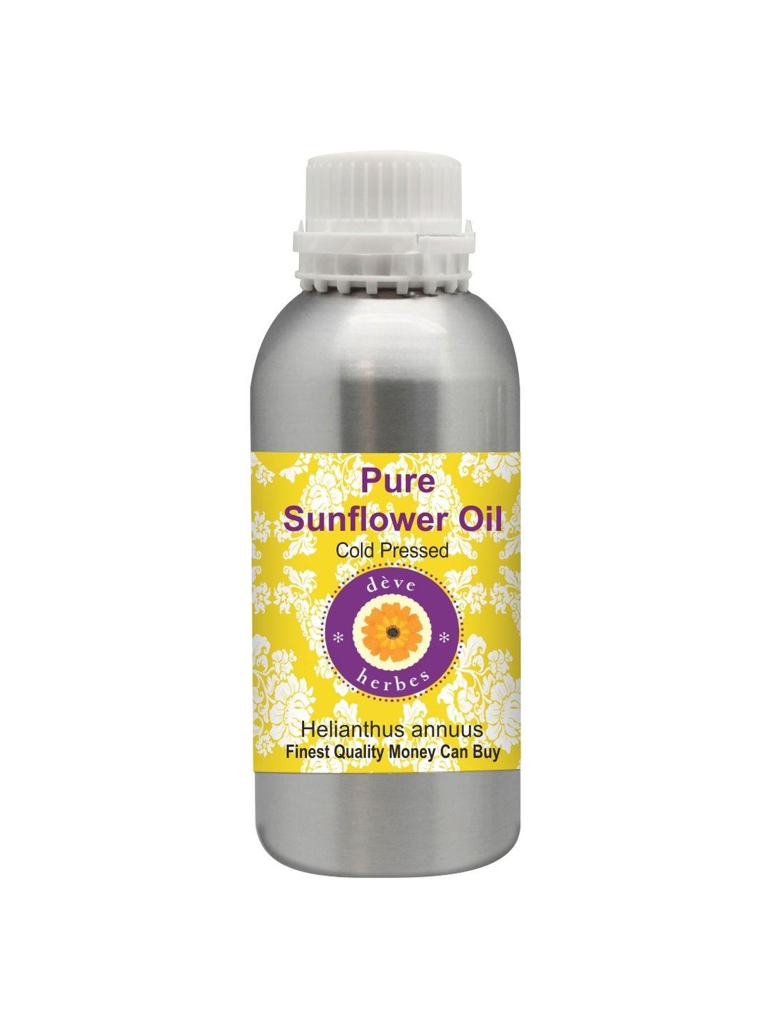 deve herbes pure sunflower cold pressed oil - 300ml