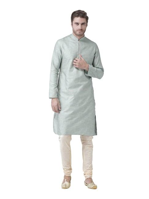 deyann blue full sleeves regular fit kurta