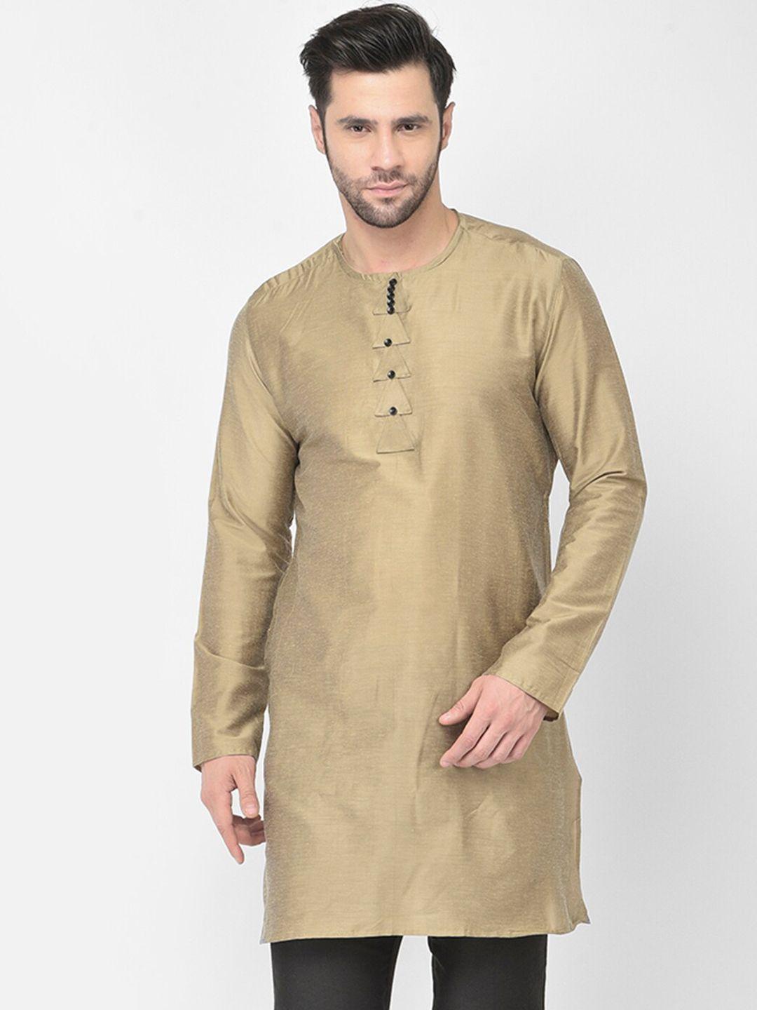 deyann men brown kurta with trousers