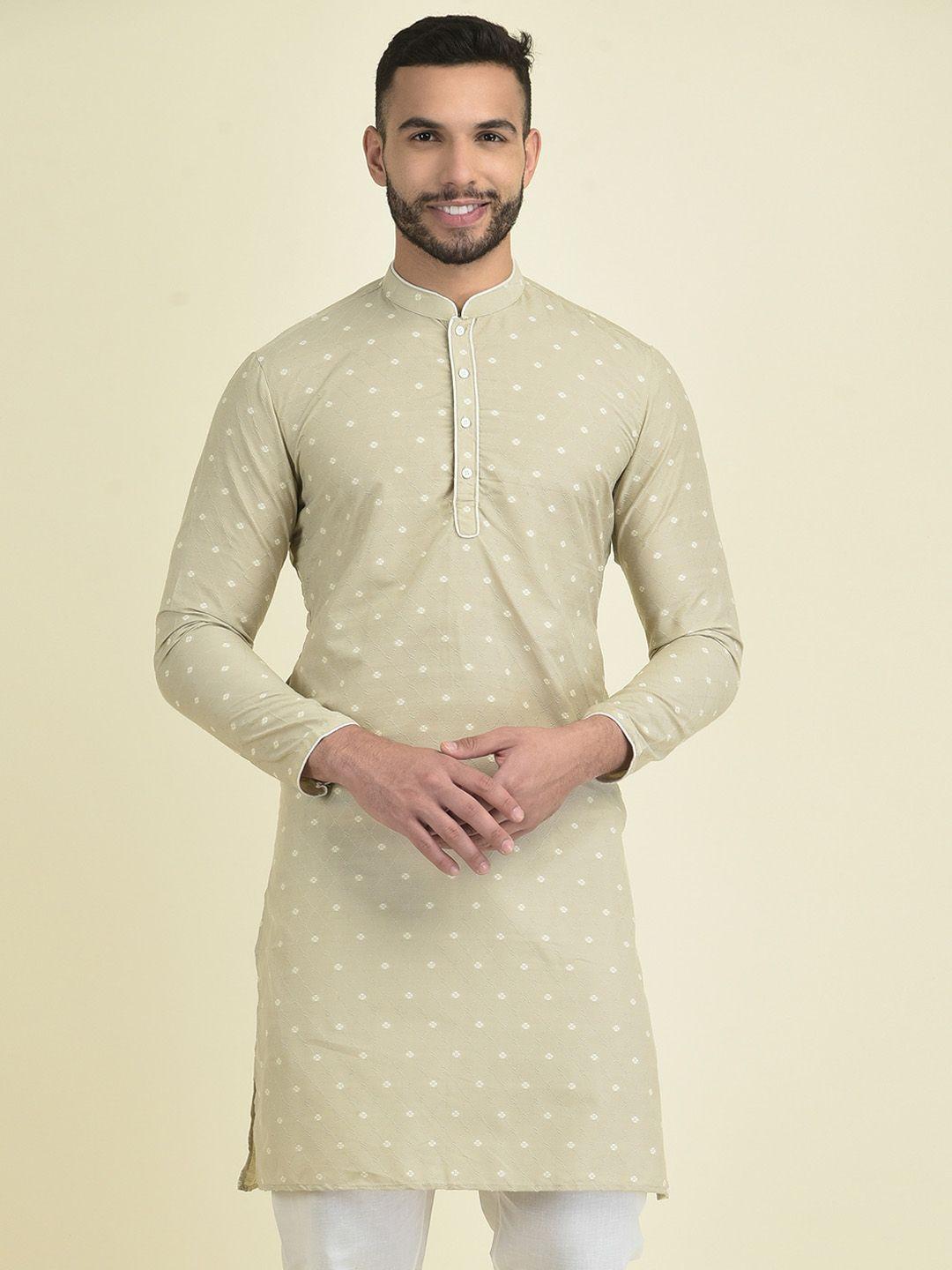 deyann men floral kurta with pyjamas