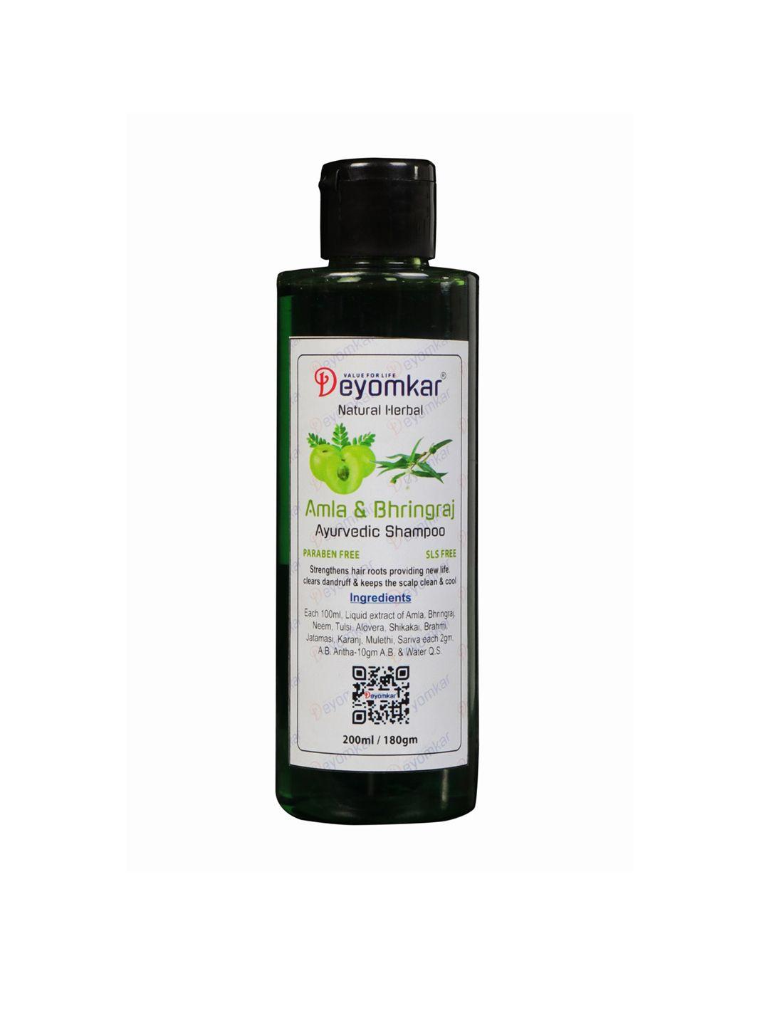 deyomkar natural herbal amla-bhringraj anti dandruff shampoo