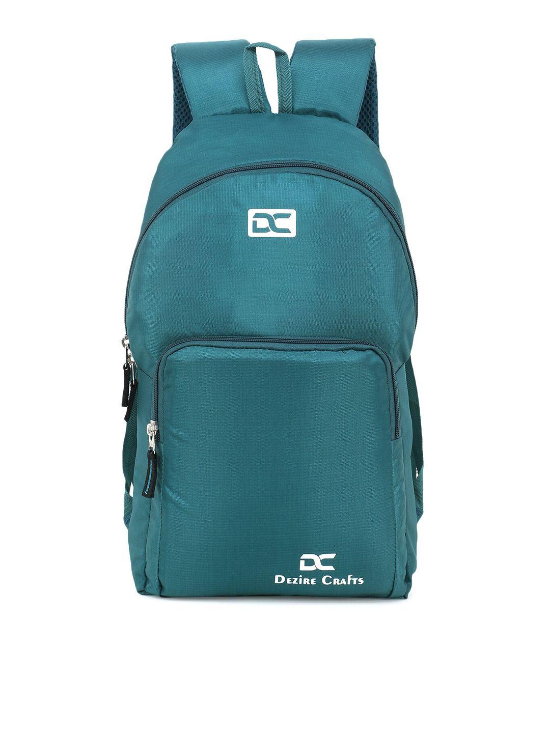dezire crafts unisex teal blue backpack