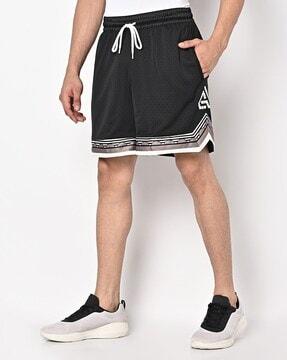df mesh 6in shorts with contrast hems