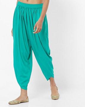 dhoti pants with elasticated waist