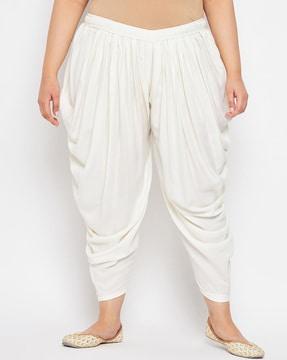 dhoti salwar with elasticated waist