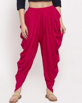 dhoti salwar with elasticated waist