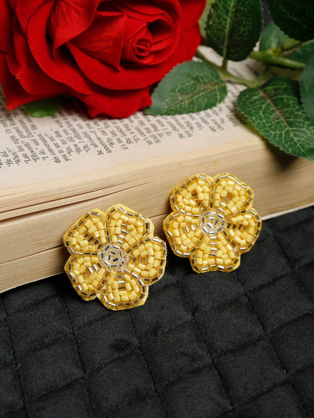 dhrohar floral studs earrings