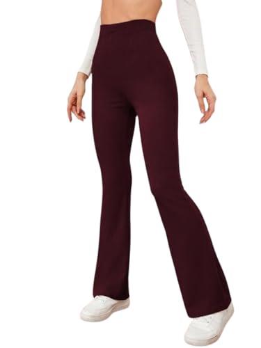 dhruvi trendz women's regular trousers dt-tr772 (dt-tr772_maroon