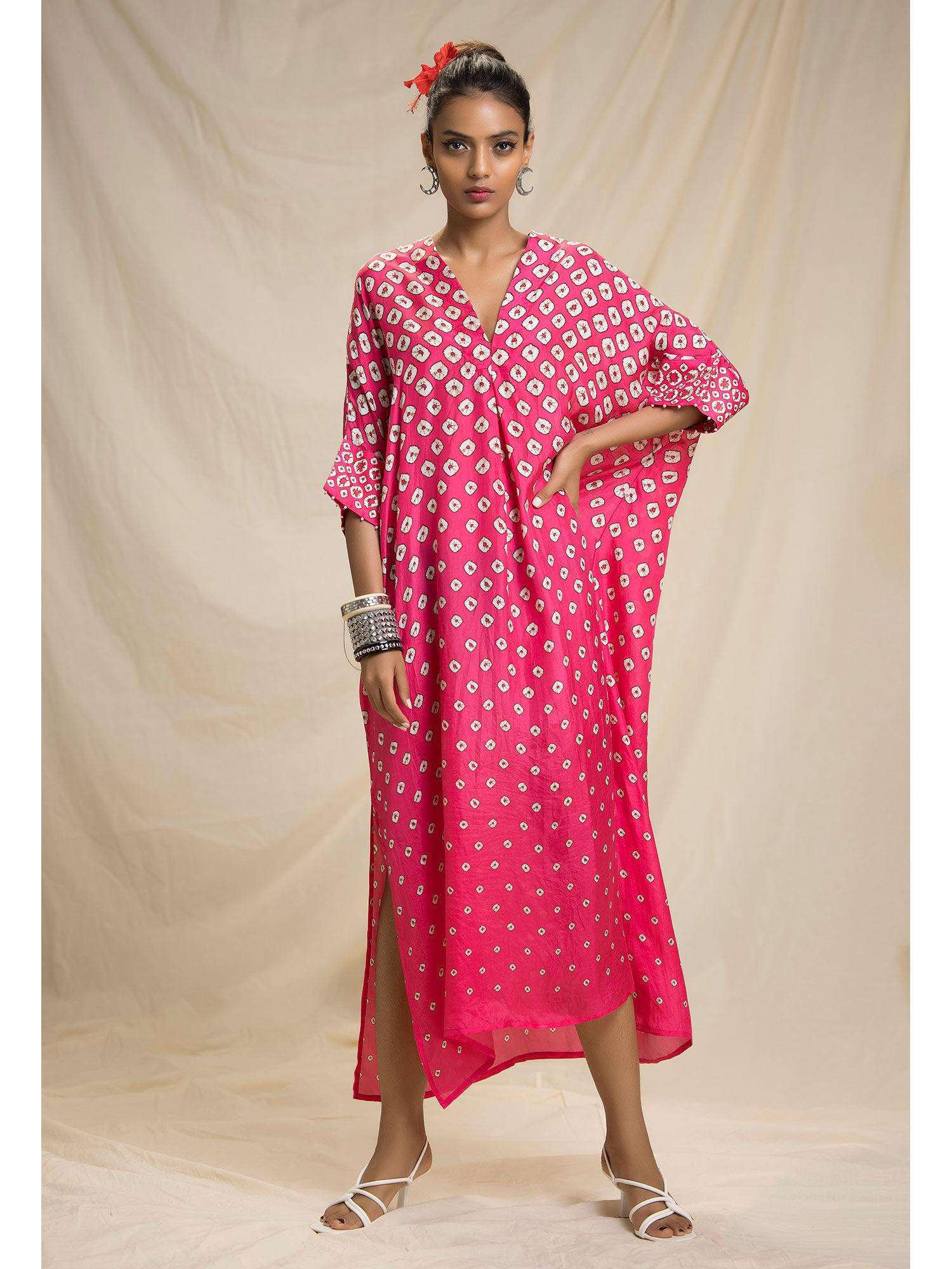 dibbia banera fuchsia tunic