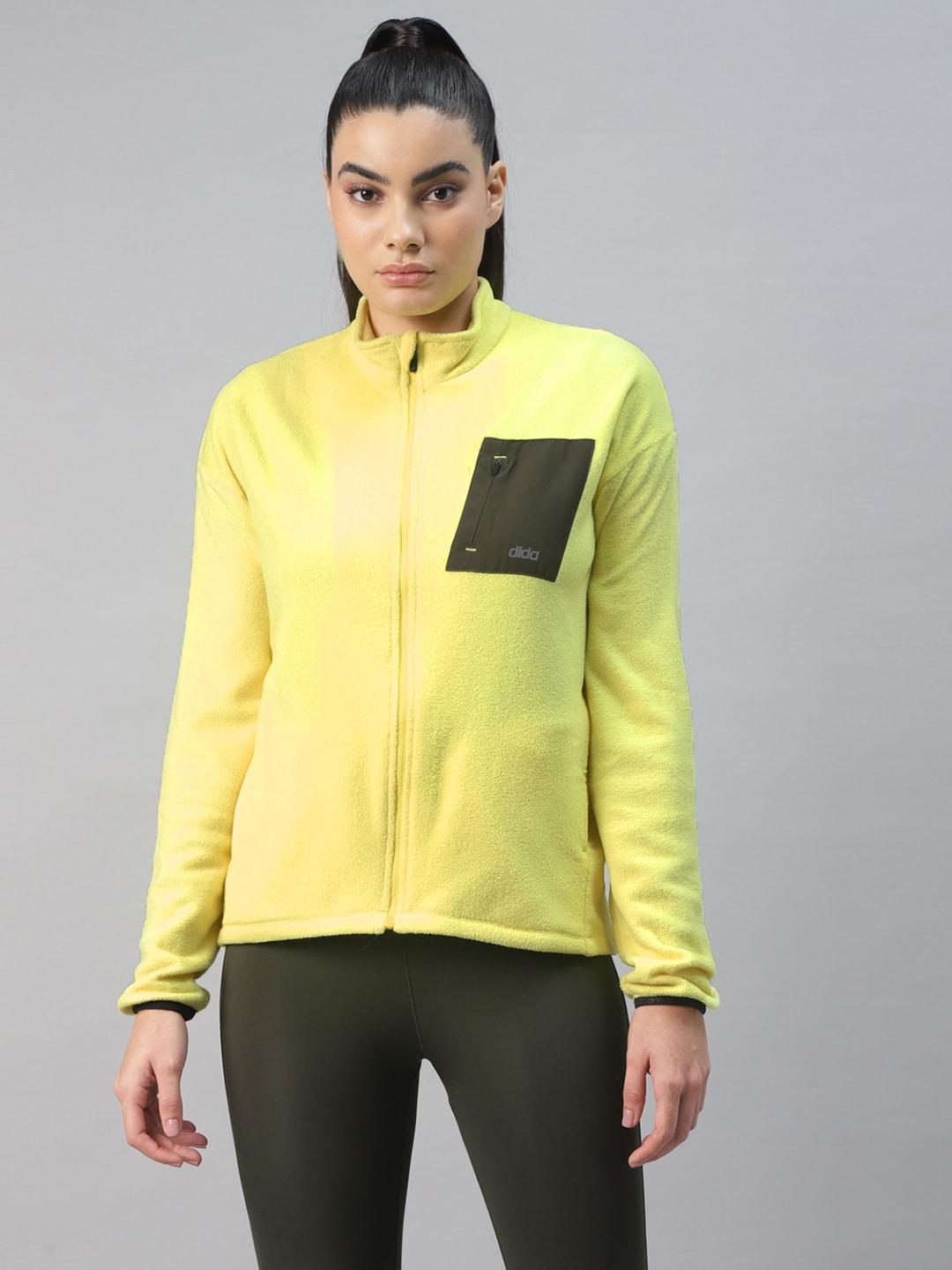 dida women lightweight longline cycling sporty jacket with embroidered