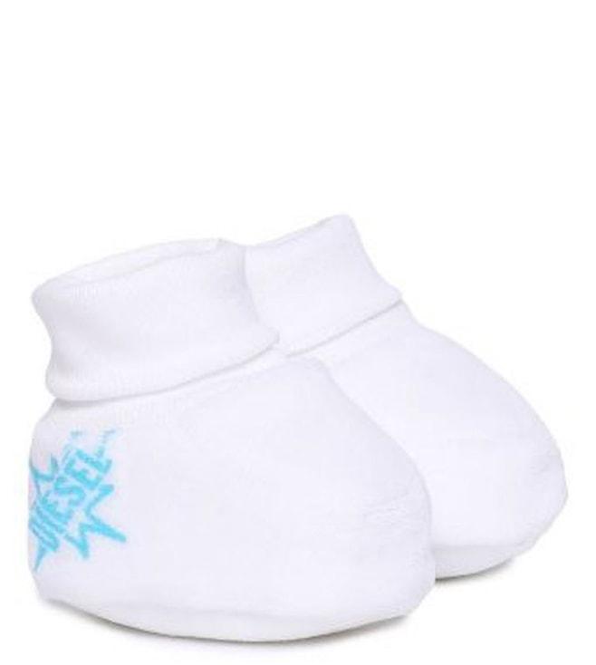 diesel kids white logo socks (0-3 month)