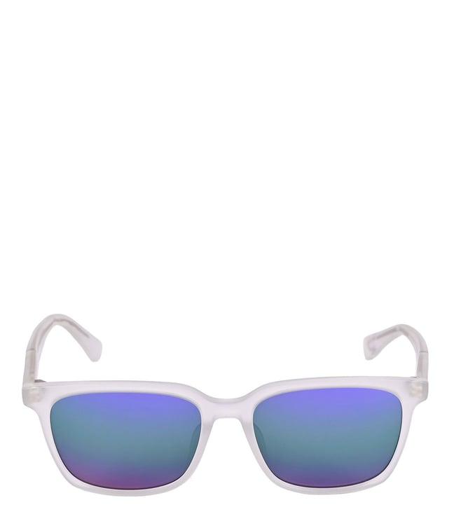 diesel dl0358 49 26x blue square sunglasses for men