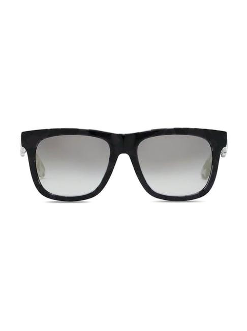 diesel grey square uv protection unisex sunglasses