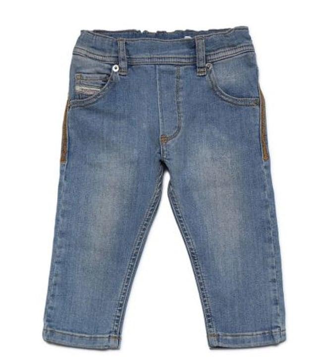 diesel kids blue comfort fit jeans