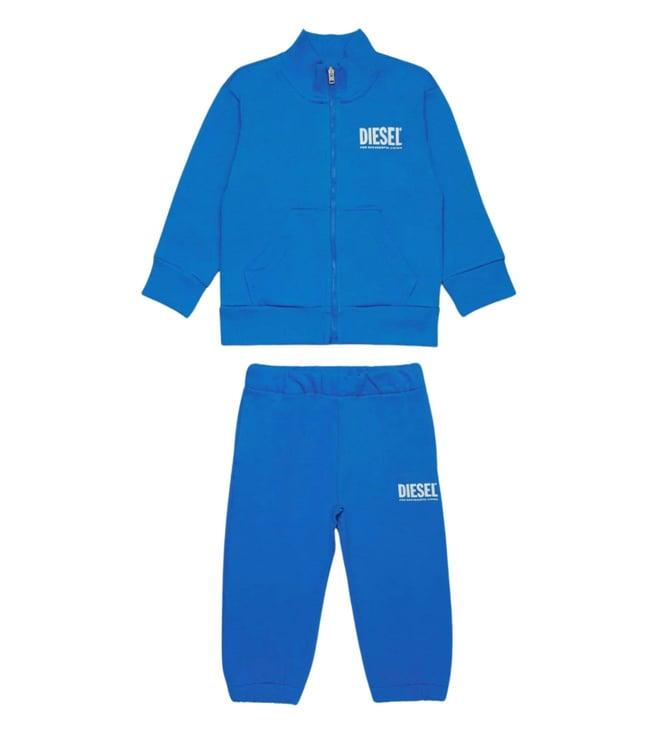 diesel kids blue logo comfort fit tracksuits