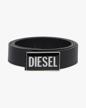 diesel logo b-glossy belt