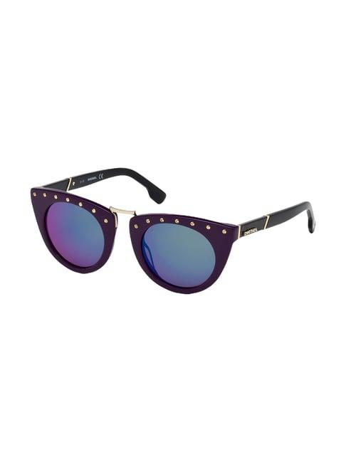 diesel purple cat eye sunglasses for women