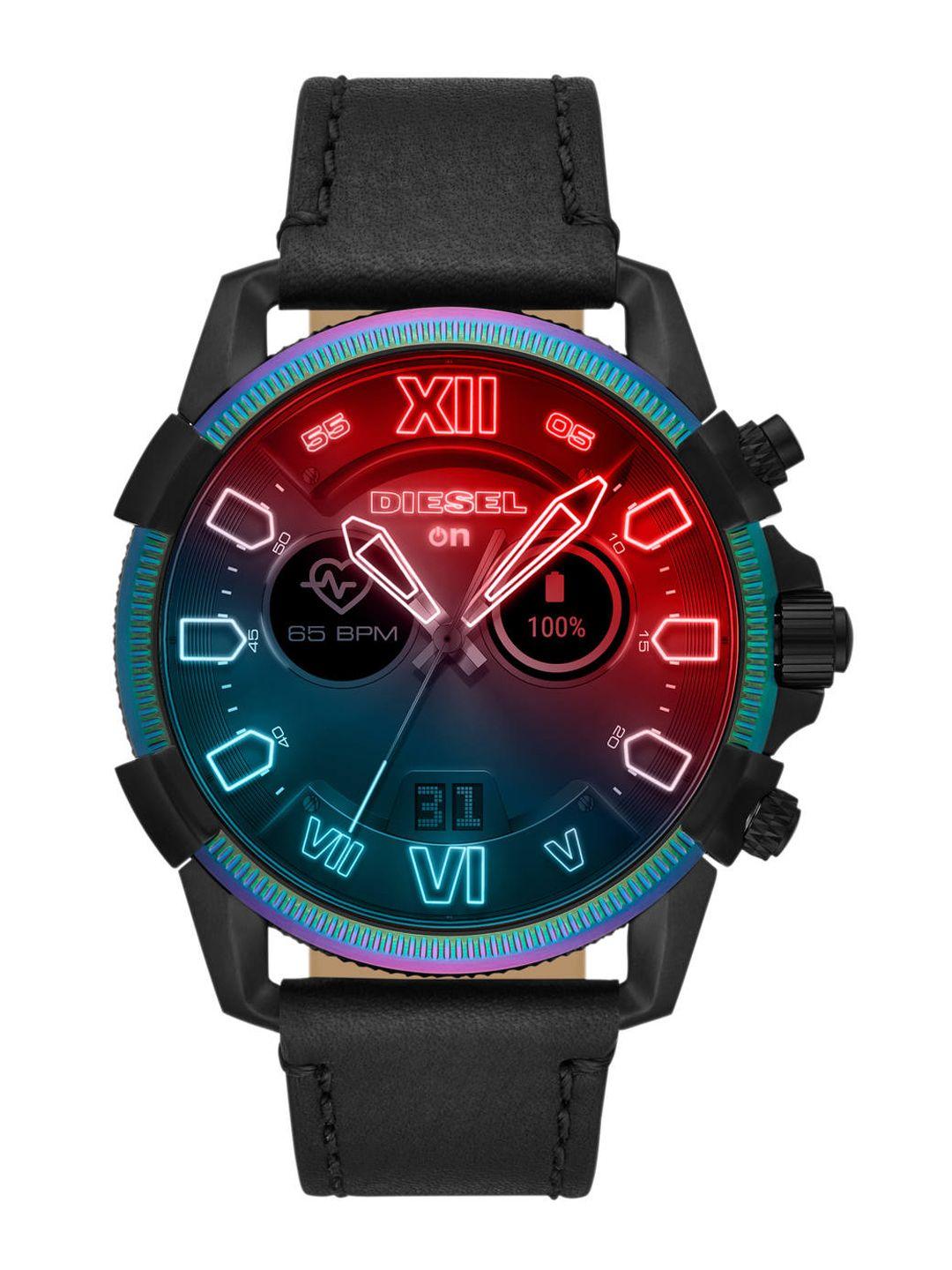 diesel unisex black full guard 2.5 smartwatch dzt2013