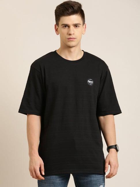 difference of opinion black cotton crew t-shirt